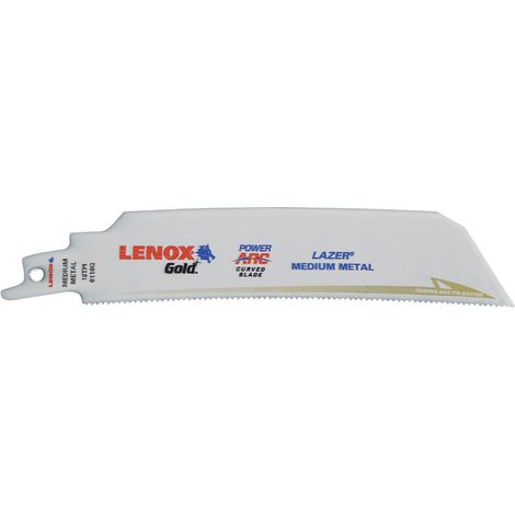 lama per sega a gattuccio Lenox saber saw blade bimetallo TiN (1/2)