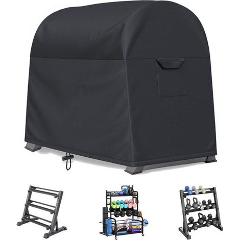 Housse de support d'haltères, housse de protection anti-rayures, protection portable pour support d'haltères de gym, housse de support de poids intérieur, housse de support d'haltères d'extérieur (1/5)