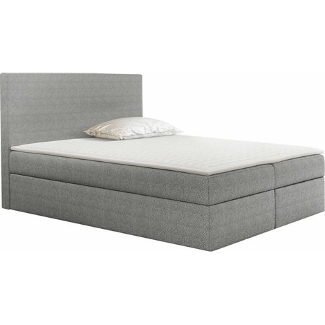 Lit boxspring Butyrum, Muna 08, Double, Continental, 180x200, Tissu, Disponible, 180x213x120cm (1/5)
