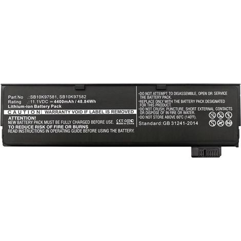MicroBattery MBXLE-BA0144 - Batterie/Pile - Lenovo - 20H90038CD - 20H9003ACD - 20H9003BCD - 20H9A001CD - 20H9A009CD - Thinkpad P51S
