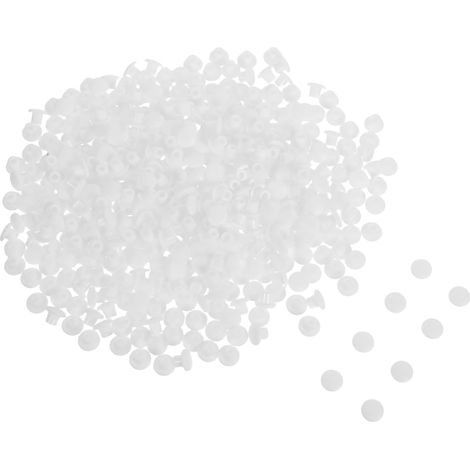 OUNONA 500 pièces Cache-vis ronds en plastique (1/5)