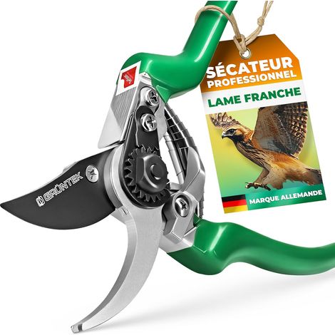 Sécateur de Jardin Professionnel Ciseaux à Fleurs Cisaille à Lame (1/5)