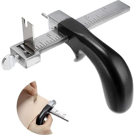 Herramienta cortar cuero, correas cuero aluminio, cortador correas cuero, trabajos cuero corte cuero acero inoxidable trabajos bricolaje cuero (1/5)