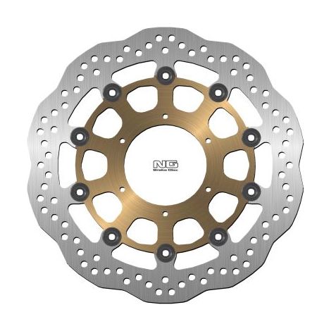 Disco de freno delantero NG para Honda CB1300 '03-12, CB1000 '08-16, CBR600/1000RR '04-05 (310 x 94 x 5 mm) (6 x 6,5 mm) con flotación ondulada.