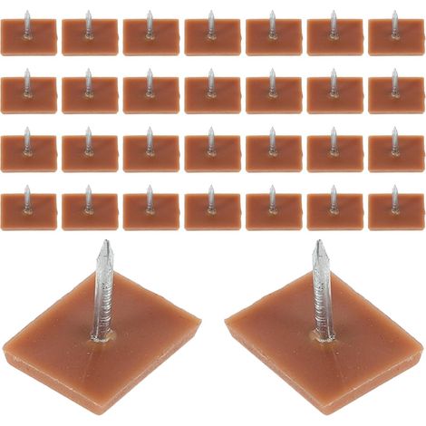 de 30 patins rectangulaires antidérapants en plastique pour