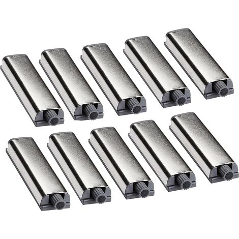 Chiusura a cerniera tampone con chiusura a pressione per ante a battente per mobili da cucina, confezione da spingere per aprire le ante degli armadietti (1/3)