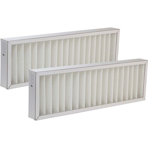 vhbw 2x Filter G4 Ersatz für Pluggit AP450, APFG4-450 für Lüftungsgerät - Filterset Weiß
