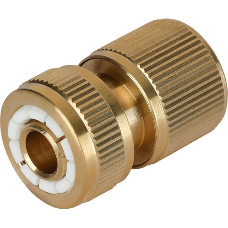 Raccord rapide pour tuyau d'arrosage, raccord en laiton 1/2" Vorstahl (1/5)