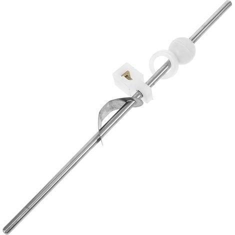 Tige de Pivot D'évier en Acier Inoxydable Prolongée Poignée Boule Argentée, Outil Fiable pour Réparation et Ensemble de Vidange de Salle de Bain (1/5)