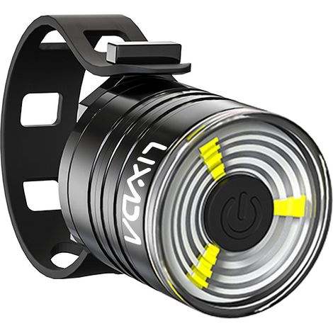 Lixada LED-Fahrradrücklicht, Sicherheitslicht für Radfahrer, Bremslicht, Warnlicht, Weiß