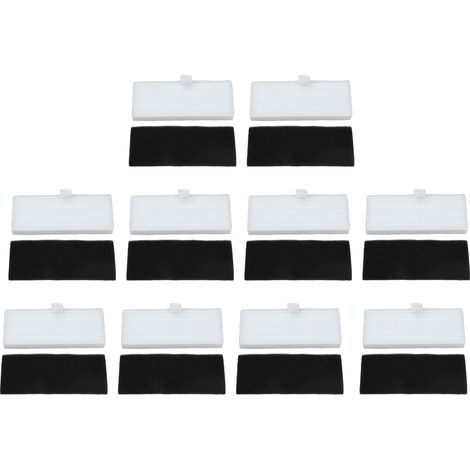 Ensemble de 10 filtres de rechange pour aspirateur Xiaomi VIOMI S9, écran filtrant pour balayeuse (1/5)