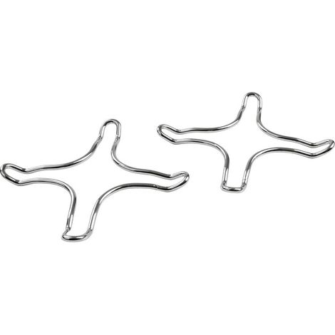 Lot de 2 grilles de bruleur pour appareil de cuisson Fackelmann Tecno (1/2)