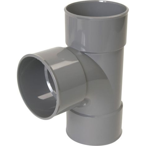 Einfache PVC-Kurzhose Ablass 90° Weiblich Weiblich Ø50