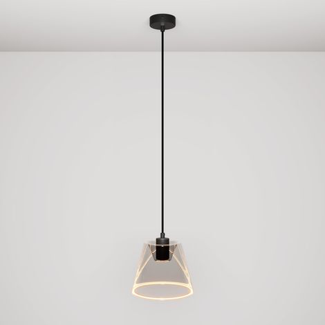 creative cables - Suspension avec cône fumé Ampoule fantôme (1/5)