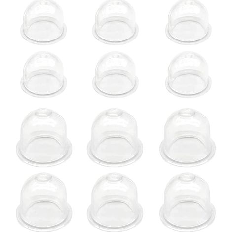 GROOFOO 12 Pièces Carburateur Amorce Pompe Ampoule 19 mm et 22 mm Poire Pompe Amorcage Accessoires de Carburateur pour Debroussailleuse Tronçonneuse Souffleur Tondeuse (1/5)