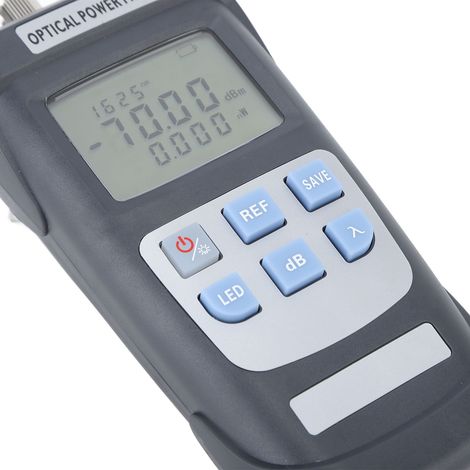 Glasfaser-Leistungsmesser – 50 bis +26 dBm, 10 Wellenlängen, 2,5-mm-Schnittstelle, optischer Kabeltester mit LED-Licht (1/5)