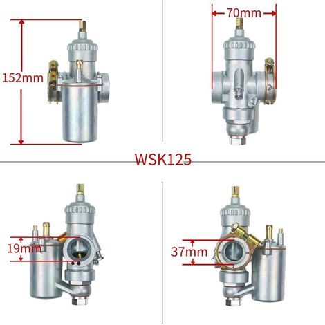 Very popular carburetor for JAWA MZ175, WSK125, XF175 250cc motorcycles. (1/4)