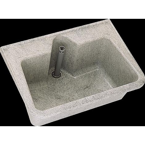Bassin polyvalent KWC, SIRIUS, PRV, 700x320x495 mm, gris décoratif (1/2)
