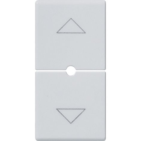 VIMAR - 14755.2.SL Deux demi-boutons 1M symboles fléchés Argent