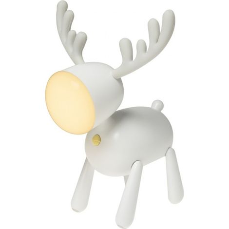Lampada notte LED cervo dimmerabile bianca Mary's MW20535 (1/5)