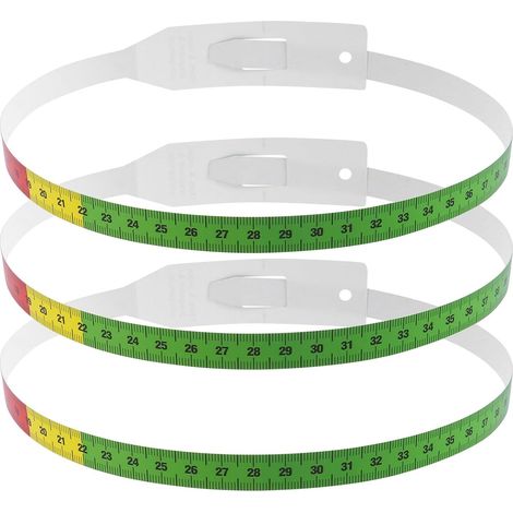 SHINEOFI Mètre Ruban Portable pour Garçon et Filles 3pcs en Pp, Mesure Précise Tête Bras, Outil de Bricolage Léger et Flexible pour Suivi Santé (1/5)