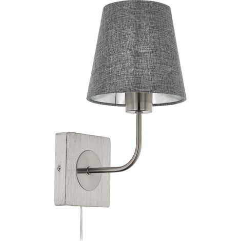 Applique murale Pausia, lampe murale 1 flamme moderne, style campagne (1/3)