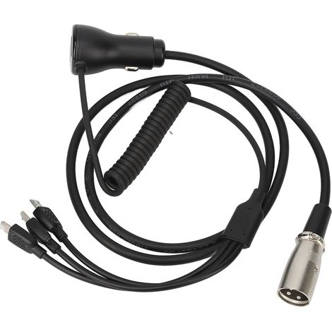 Câble de Charge USB 3-en-1 pour Fauteuil Roulant Électrique, Adaptateur Universel de Recharge Rapide pour Trottinette Électrique, Cordon d'Alimentation Polyvalent (1/5)