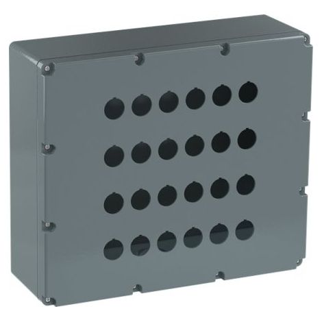 Boite à boutons Aluminium -24 trous - IP66 - perçage PE 1SFA170810R1024 ABB HW051879