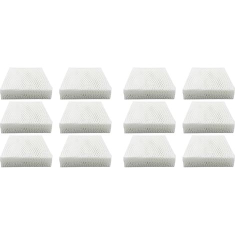 HFT600 Filtre à Mèche de Rechange pour Humidificateur HFT600 Compatible avec HEV615 HEV620 HEV615 W, HEV620, HEV620B, Paquet de 12 (1/3)