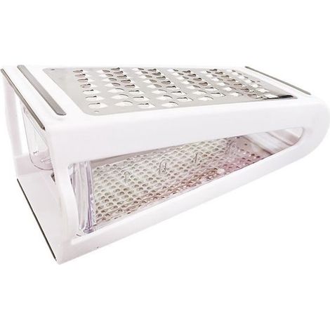 Grattugia, grattugia per formaggio, grattugia da cucina con contenitore di raccolta rimovibile, grattugia manuale, grattugia a scatola, pelapatate, grattugia a doppia faccia, grattugia per zenzero, pe (1/5)