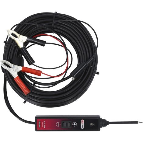 KS Tools Funktionsprüflampe 6-24V DC mit 25 Meter Kabel (1/5)