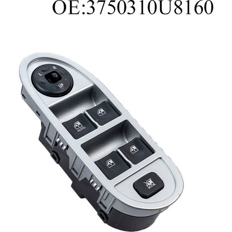 3750310U8160 is a window regulator switch for JAC (Jianghuai) vehicles.