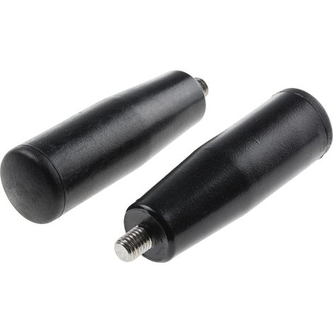 Levier biseauté RS PRO, Poignée conique, filetage M8, Mâle L. 10mm ( Prix pour Paquet de 10 )