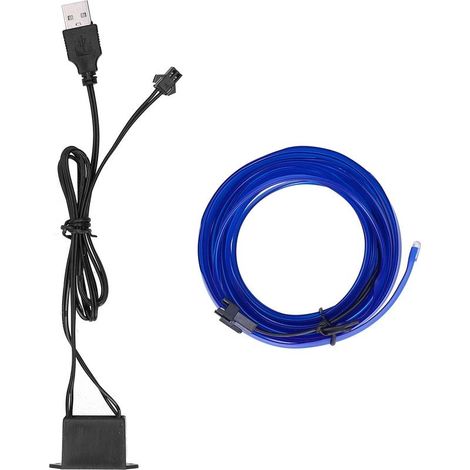 Lamp decorative indoor of strip of LED flexible of light ambient of car d'USB of 3 meters/9.8ft (1/5)