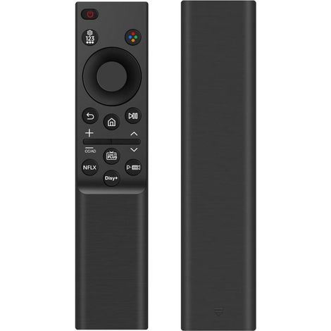 BN59-01385B Télécommande de rechange compatible avec Samsung Smart TV, Crystal UHD, QLED, OLED, The Frame avec 4 boutons rapides de streaming multimédia