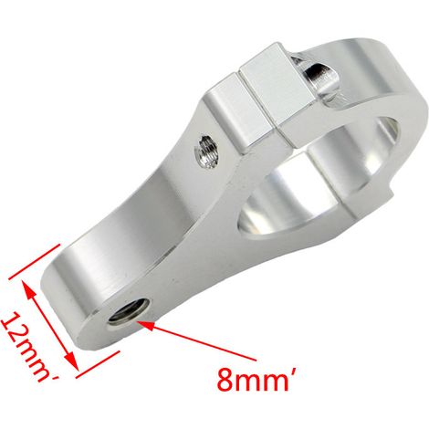 Titanium mounting bracket for motorcycle steering damper 31-33/35-39/41-43/50-54 mm (1/2)