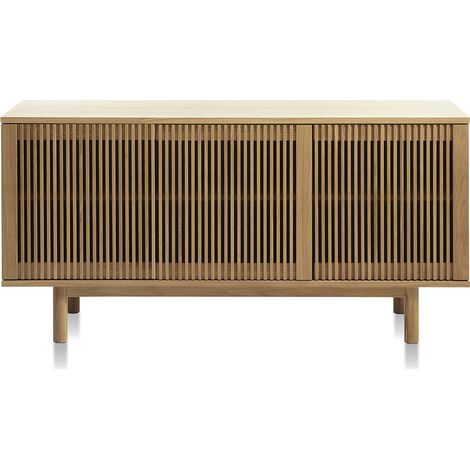Meuble bas bois PISA - Naturel (1/5)