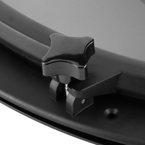 Hublot ovale noir, hublot pour camping-car, yacht ou bateau, verre trempé de 4 mm, résistant aux UV, 410220 mm. (1/5)