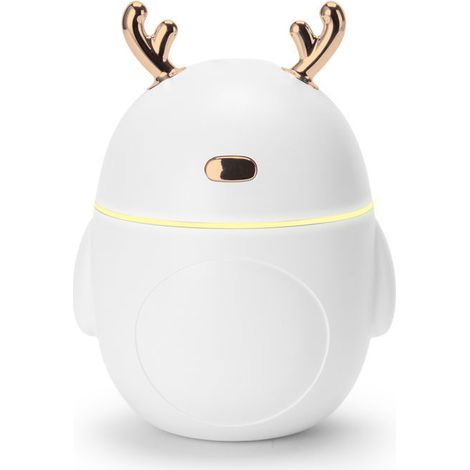 Mini humidificateur, atomisation silencieuse, humidification de l'air de bureau, aromathérapie, avec port de chargement USB. (1/5)
