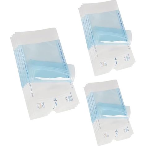 150 Pièces Sac de stérilisation, sacs de stérilisation, sacs d'autoclave, sacs d'auto-stérilisation, sac de stérilisation auto-scellant,pochette sterilisation manucure (1/5)