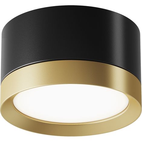 Plafoniera spot da soffitto HOOP Maytoni nero oro GX53 (1/5)