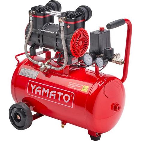 COMPRESSORE OILLESS 24LT 1,5HP SILENZIATO YAMATO (EX 83115)