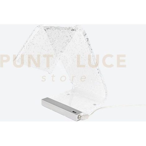 LAMPADA PICCOLA C-LED IN CRISTALLO ACRILICO TRASPARENTE LED 4200°K / 24 Volt - 12 W/Mt STARDUST