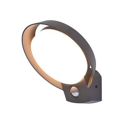 Lampe d’extérieur ronde Polo anthracite avec capteur - 5205702118
