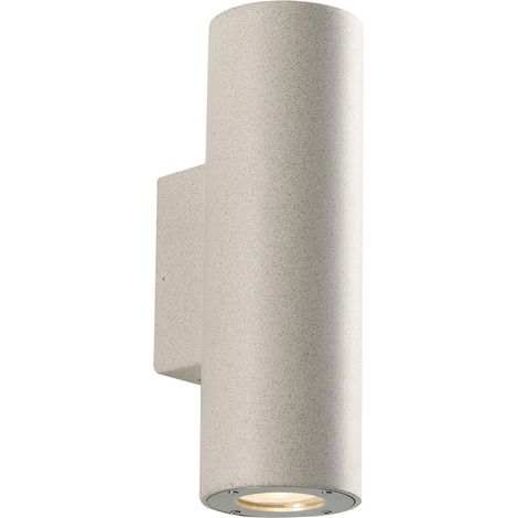 Applique PORTLAND in cemento bianco con luce biemissione (1/3)
