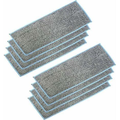 Pack of 8 washable and reusable wet mop pads for iRobot Braava Jet m6 (6110) (6012) (6112)--