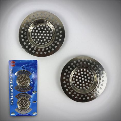 (2er-Set) – Duschhaarfänger 7,5 x 7,5 cm, 90-Loch-Duschhaarfilter, Küchenspülengitter, Küchenaccessoire, Badezimmer, Küche (1/4)