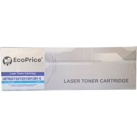 Toner Ciano TN245 (TN-243C) per Brother – 1000 Pagine, Compatibile con Serie TN-241/TN-245, Alta Precisione Cromatica EcoPrice® (1/3)