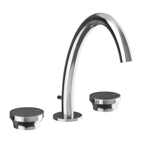 Gessi Origini Mezclador de lavabo de 3 agujeros, versión mediana,