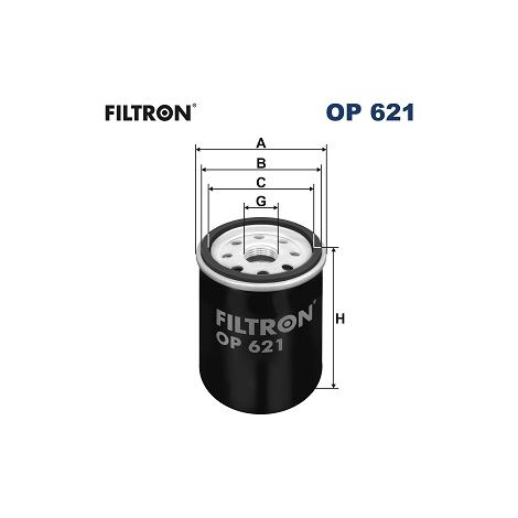 FILTRE À HUILE OP621 FILTRON